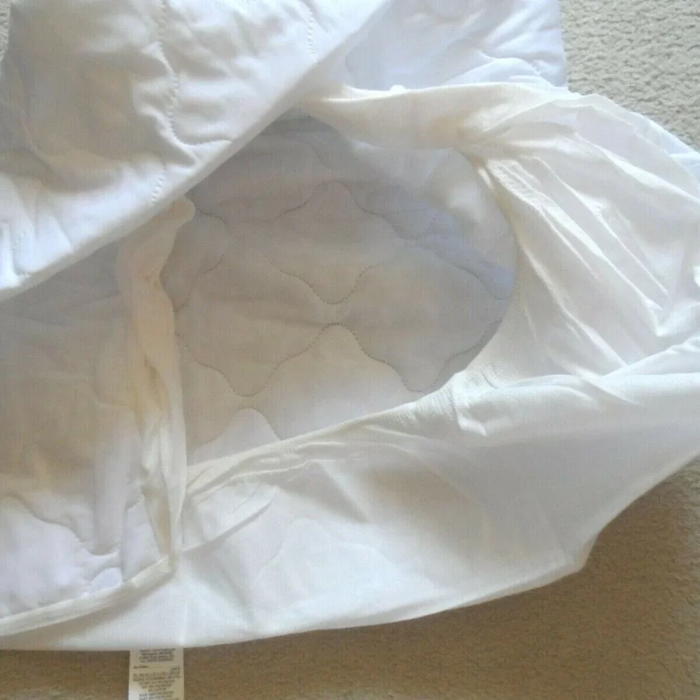 Mattress Pad Cover, White, 60